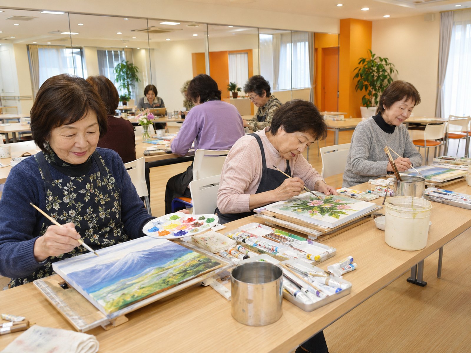 誰でもカンタンに描ける油絵