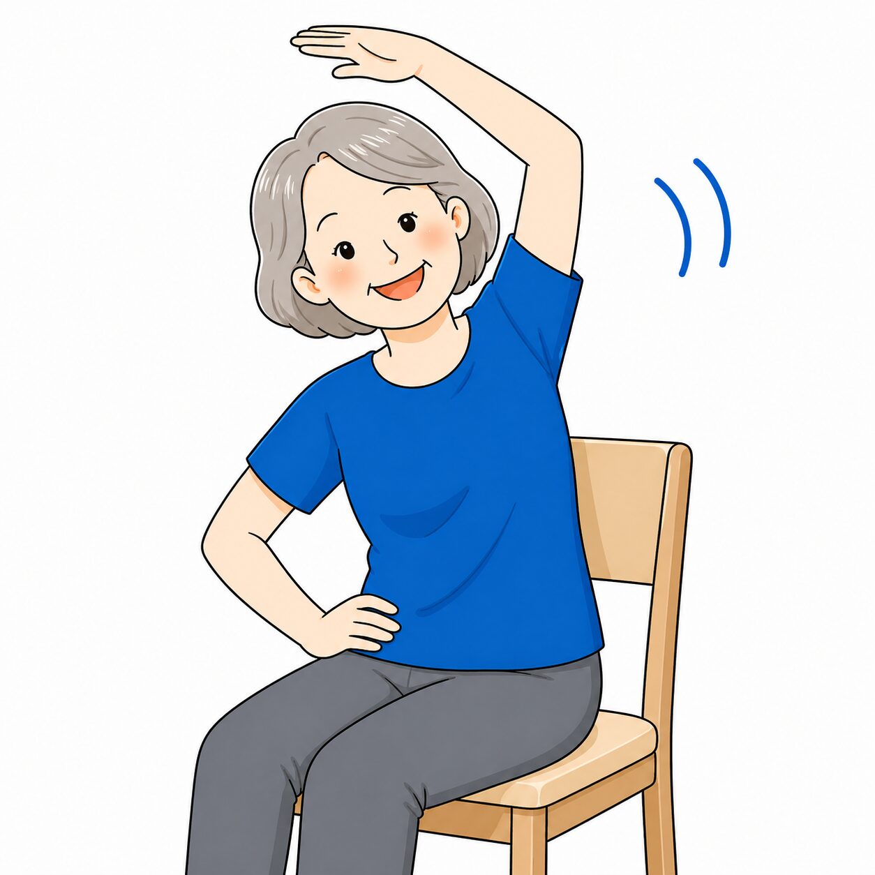 毎日の疲れをリセットするシニア女性